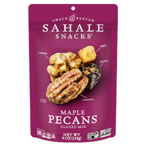 Sahale Snacks Maple Pecans Glazed Mix, Gluten-Free Snack, 4-Ounce Bag